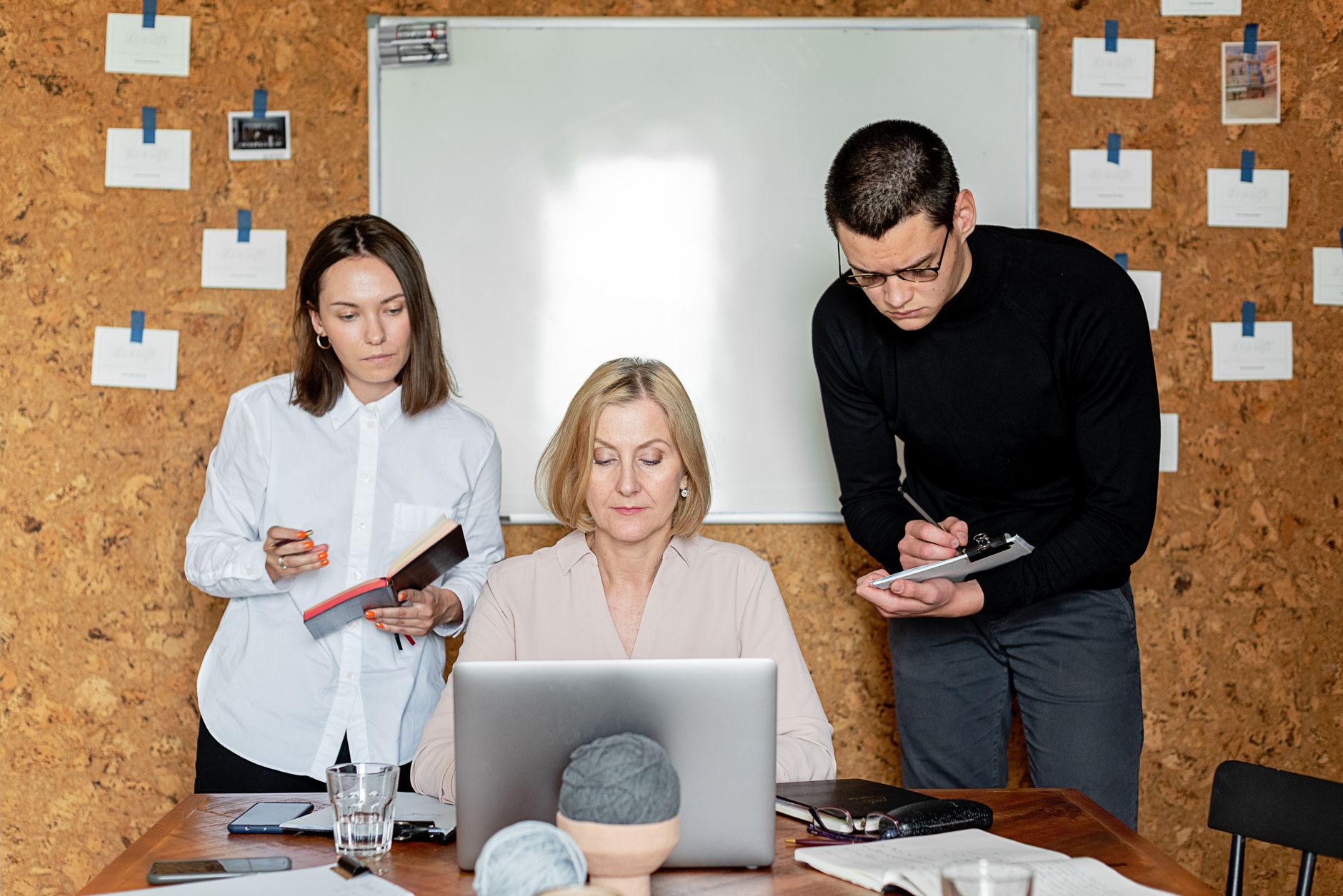 Mediavixfy Green regional offices team members during desk review